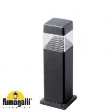 Φωτιστικό Κολωνάκι 50cm με ντουί GX53 LED 10W 230V 1200lm CCT Ρητίνης Μαύρο IP55 Fumagalli Ester